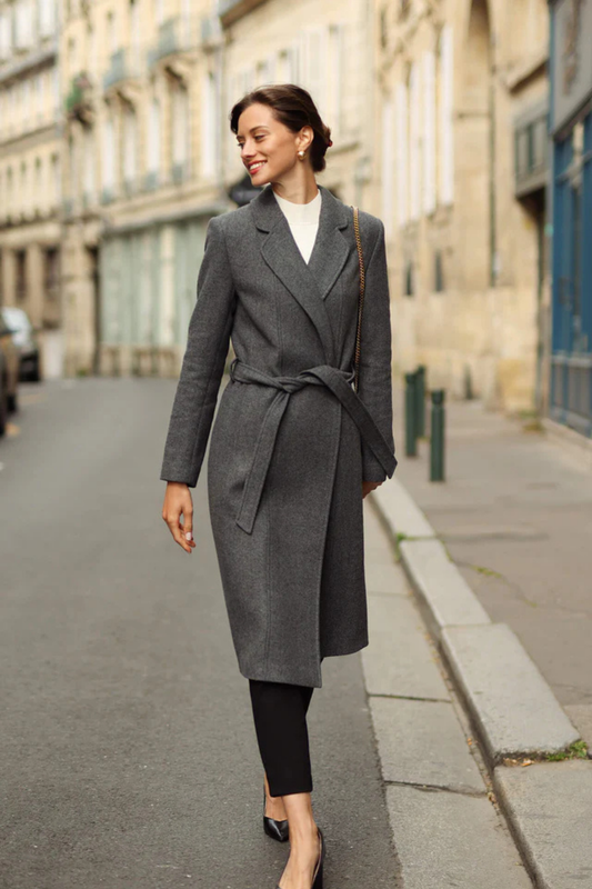 Amelia™ | Long Wool Coat