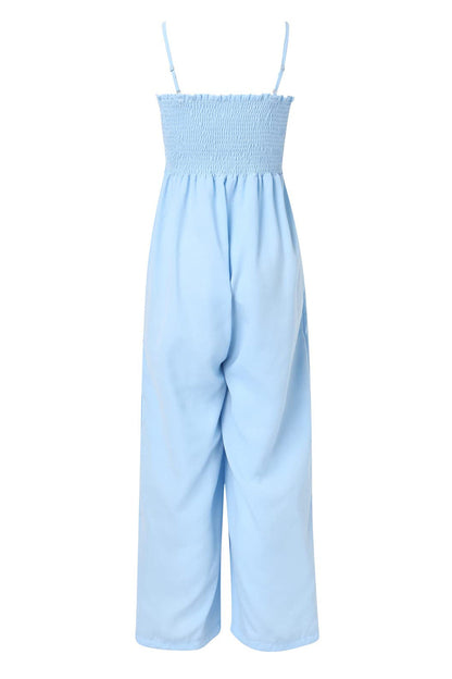Women's Summer Jumpsuit: Sleeveless with Pockets in Various Colours - Ideal for Summer Days