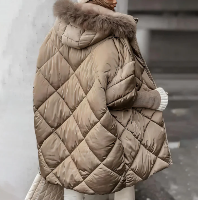 Chloe™ | Quilted Faux Fur Coat