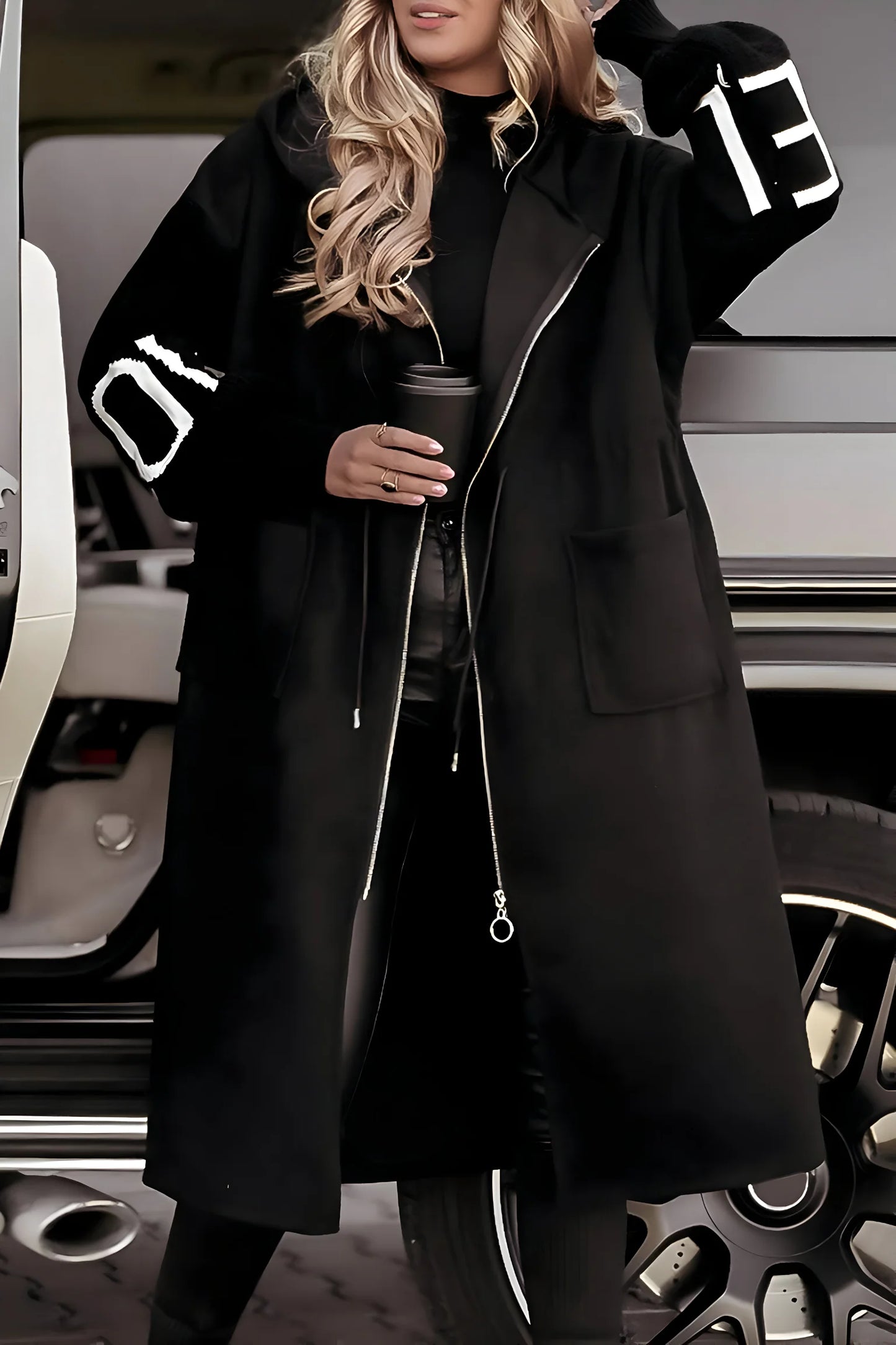 Selah™ | Elegant Hooded Long Coat