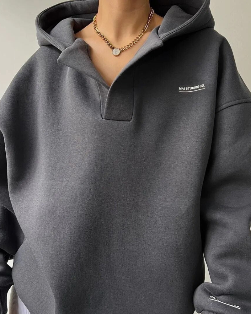 ‘Oversized Pink Hoodie with Print for Women - Perfect for Autumn/Winter Buy’