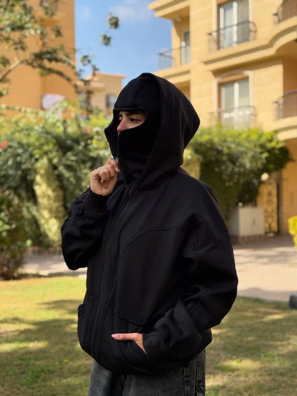 Serenova™ | Versatile Face Covering Hoodie