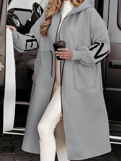 Selah™ | Elegant Hooded Long Coat