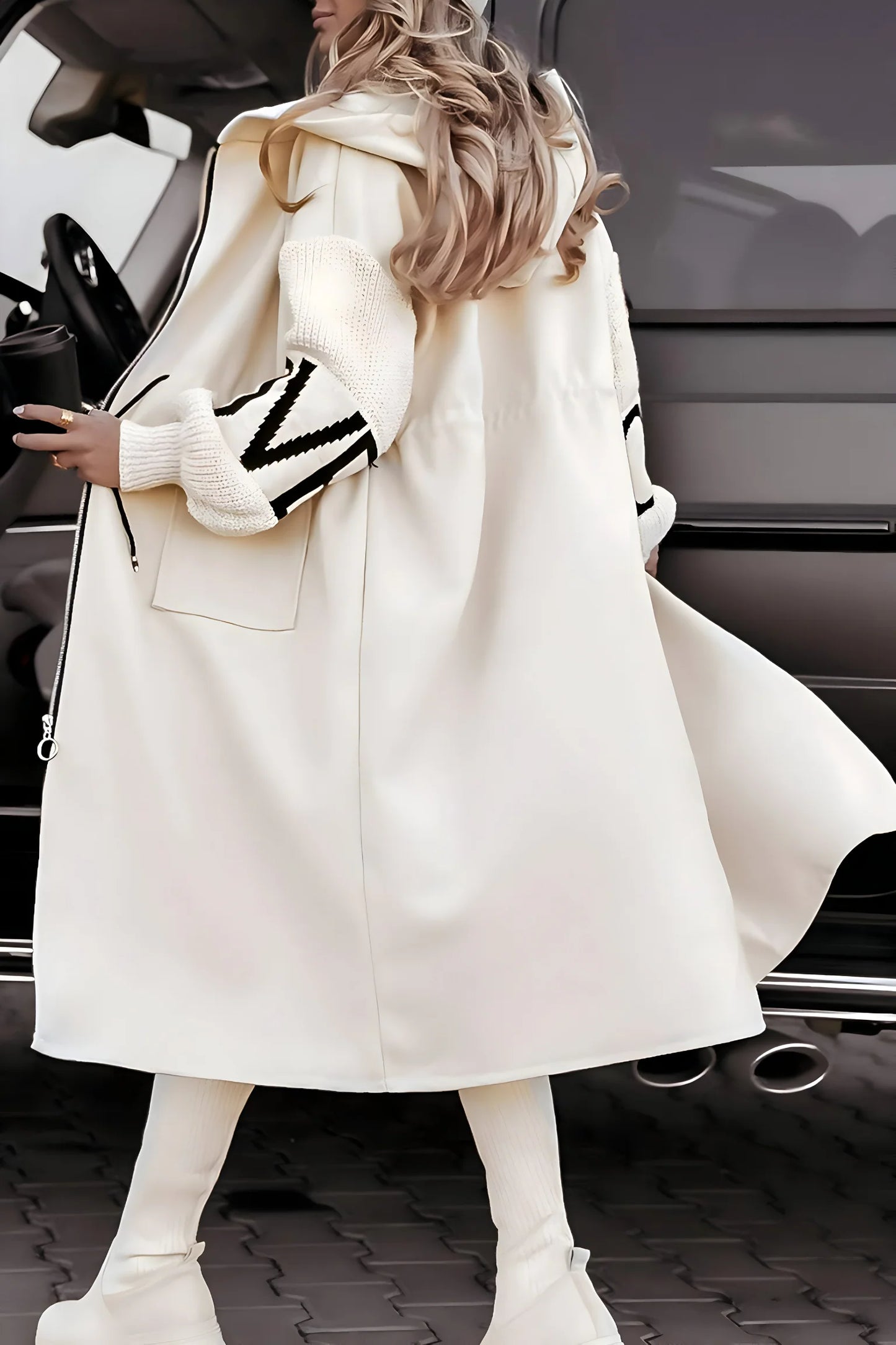 Selah™ | Elegant Hooded Long Coat