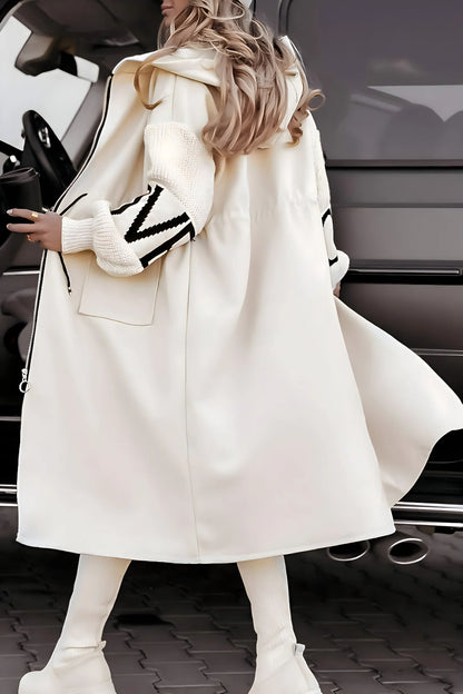 Selah™ | Elegant Hooded Long Coat