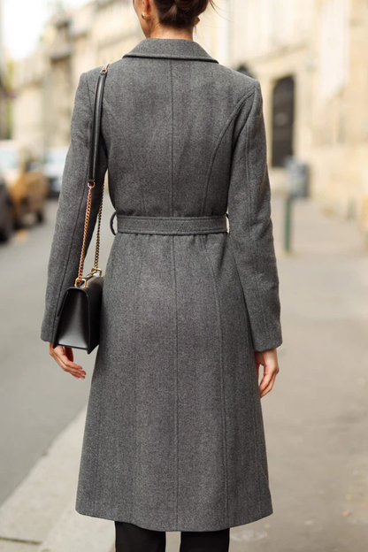 Amelia™ | Long Wool Coat