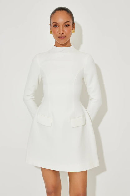 Elara™ | Mini Dress with Split Sleeve