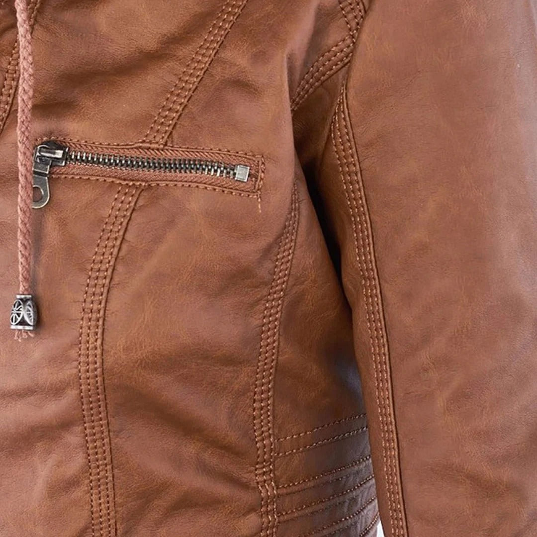 Nora™ | Vintage Leather Jacket