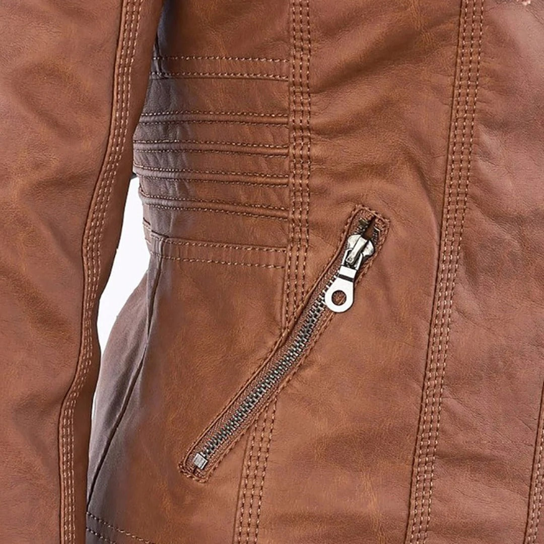 Nora™ | Vintage Leather Jacket